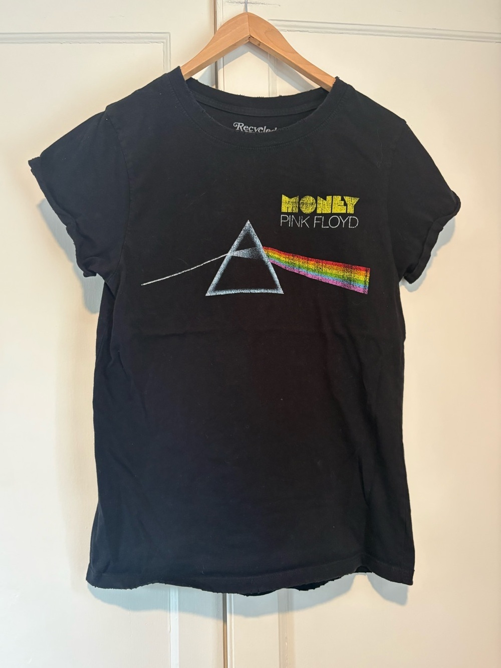 Recycled Karma Distressed Pink Floyd Graphic Tee